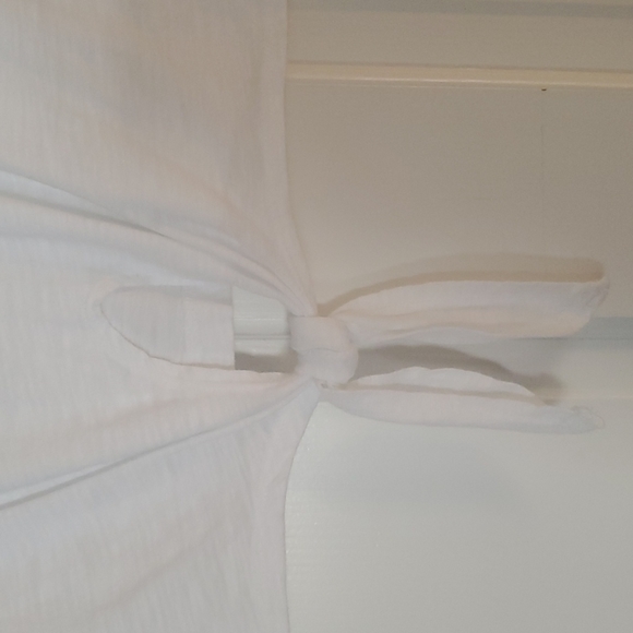 NWT nautica tie front t-shirt - Picture 4 of 5